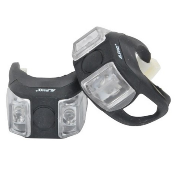 Super Bright Bicycle Light - Black | TWIN LED SET | Bikes Online Store