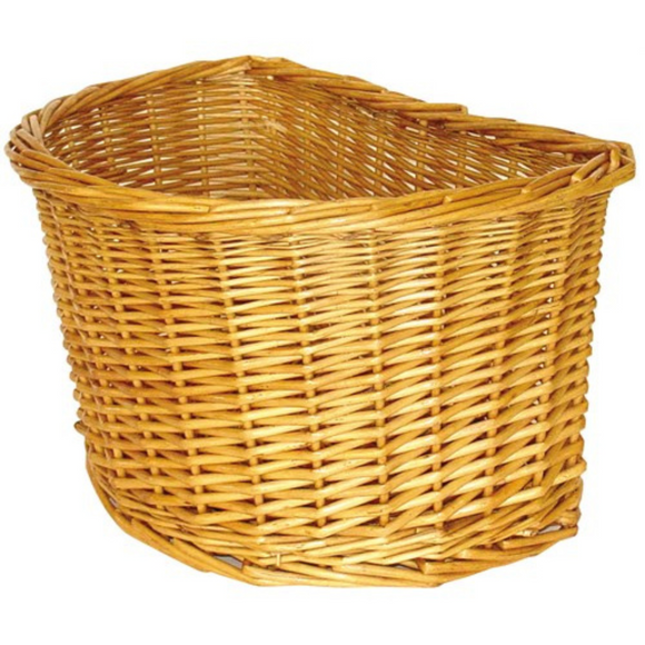 BASKET WICKER D SHAPE 16