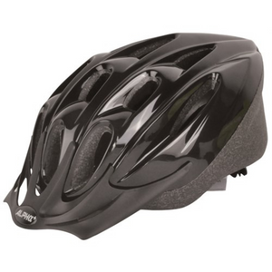 ALPHA PLUS HELMET MARK I GLOSSY BLACK