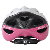 ALPHA PLUS HELMET SHADOW WHITE/PINK 54-61CM