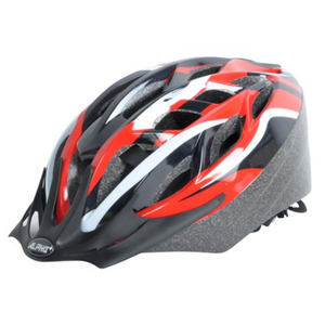 ALPHA PLUS HELMET SONIC RED/WHITE/BLK