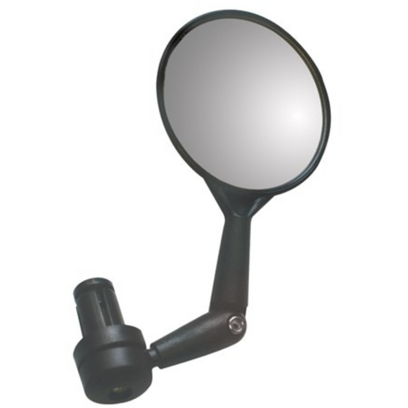 MIRROR BAR END ROUND WITH CONVEX LENSE