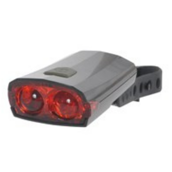 ALPHA PLUS USB RECHARGEBLE TWIN LED REAR