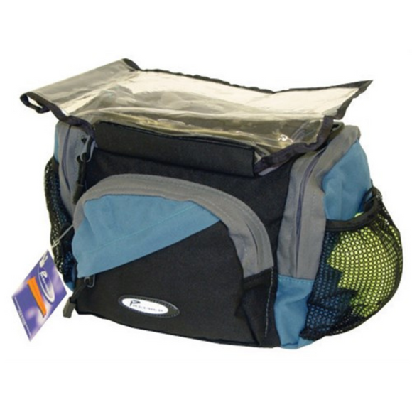 HANDLEBAR BAG W/RAIN COVER & MAP TOP POUCH